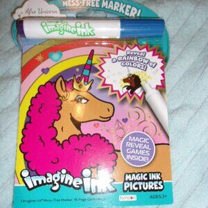 Afro Unicorn Imagine Ink Book New